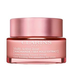 New Clarins Multi-Active Day Moisturizer for Lines, Pores, Glow with Niacinamide
